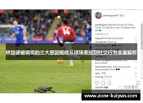 林加德被调侃的三大原因揭晓从球场表现到社交行为全面解析 林加德被调侃的三大原因揭晓从球场表现到社交行为全面解析
