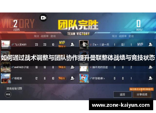 如何通过战术调整与团队协作提升曼联整体战绩与竞技状态
